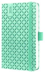 Sigel Határidőnaptár 2026 heti SIGEL A/5 kemény borító, Jolie menta zöld (J6127)