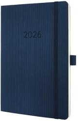 Sigel Határidőnaptár 2026 heti SIGEL A/5, puha borító Conceptum éjkék (C2632)