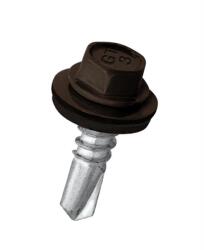 Koelner RAL 7016 antracit hatlapfejű önfúró csavar Fához + EPDM alátét 4, 8x35 mm (06202)