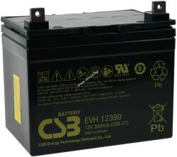 CSB Ólom akku 12V 39Ah ( CSB / Hitachi) típus EVH12390 12V 39Ah ciklusálló, ciklikus