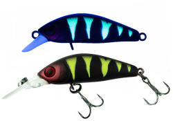 Jackall Diving Chubby Minnow 35 SP / UV Mat Black Perch wobbler műcsali