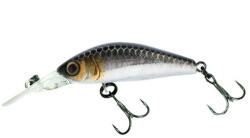 Jackall Diving Chubby Minnow 35 SP / HL Silver & Black wobbler műcsali