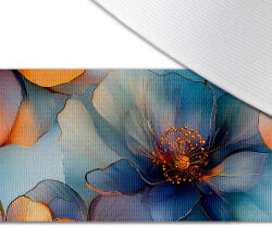 Takoy Nyomtatott dizájnos gumi 5cm átlátszó virágok Welly