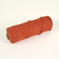 Takoy Pamut makramé zsinór 3 mm téglaszínű