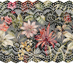 Takoy Elasztikus csipke 15 cm tropical Victoria