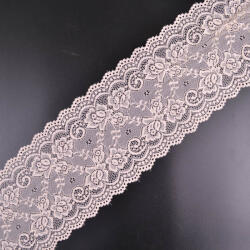 Takoy Elasztikus csipke 15 cm bézs