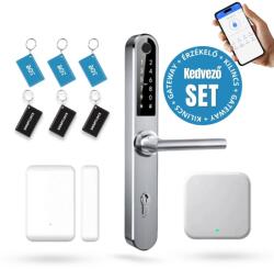  SET Okos kilincs H1 (90mm) TTLock + érzékelő + gateway