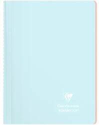 Clairefontaine Spirálfüzet Clairefontaine Koverbook Blush A/4 80 lapos PP borítású vonalas jégkék (PAP1112-0039)