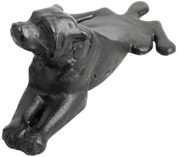  Öntöttvas kutyás ajtóék, fekete (LH129)