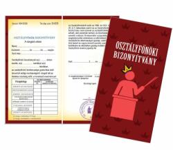  Bizonyítvány - Osztályfőnök - Ajándék ötlet tanárnak (BIZ096 05.22)