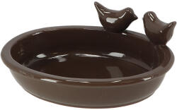  Kerámia madáretető és itató, barna (TR025-BA)