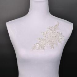 Takoy Aplicație pentru rochie buchet alb - partea stângă