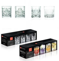 RCR MIXOLOGY whiskys pohár set (4 db) (120031)