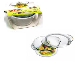 SIMAX hőálló sütőtál mély kerek tál 2, 8+0, 5 liter (401112)