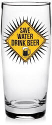 Cerve WILLIGLASS sörös pohár 49 cl "SAVE WATER DRINK BEER (165390)