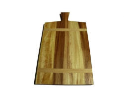 Parawood Fa vágódeszka 25x45x2cm nyeles 2 csíkkal (210117)