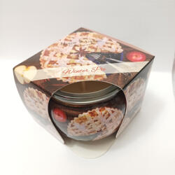  Téli Almáspite Karácsonyi Hangulat Poharas Illatgyertya