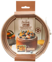 Decora magas kapcsos tortaforma, fém, 16, 5 cm, rose gold (0070113)