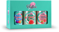 Fractal Colors Fluffini Vattacukor Csomag - Rágógumi, Görögdinnye, Eper, 3x150g