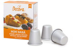 Decora mini baba sütőforma, alumínium, 10db (0062961)