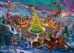 Schmidt Spiele - Puzzle Zac Kinkade: Polul Nord al lui Moș Crăciun - 1 000 piese Puzzle
