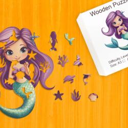  Bűbájos Sellő fa puzzle M Papír doboz