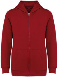 Native Spirit NS405 ECO-FRIENDLY KIDS’ FULL ZIP HOODED SWEATSHIRT (ns405hre-8/10) - polokozpont