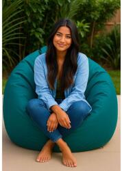 LazyBag XL kültéri babzsákfotel - pávakék