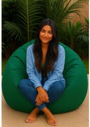 LazyBag XL kültéri babzsákfotel - sötétzöld