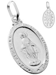 Argento-ekszer Fehérarany medál Csodás érem (8A110)