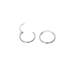 Argento-ekszer Ezüst karika fülbevaló - kicsi karikák, átmérője 14 mm (66558)
