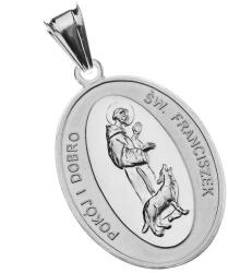 Argento-ekszer Ezüst medál - szent Ferenc (85812)