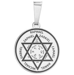 Argento-ekszer Ezüst medál - Dávid-csillag (85953)