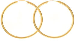 Argento-ekszer Arany karika fülbevaló - átmérője 30 mm (6A011)