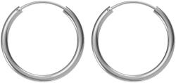 Argento-ekszer Ezüst karika fülbevaló - kicsi karikák, átmérője 14 mm (67494)