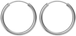 Argento-ekszer Ezüst karika fülbevaló - kicsi karikák, átmérője 16 mm (67495)