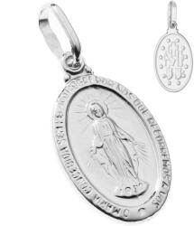 Argento-ekszer Fehérarany medál Csodás érem (8A108)