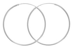 Argento-ekszer Ezüst karika fülbevaló - átmérője 40 mm (66212)