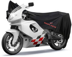 WALSER Motortakaró ponyva - BELTÉRI - SPORT - M méret - 215x95x120 cm fekete - WALSER