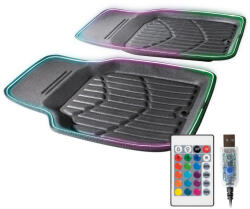 Walser Autószőnyeg pár - GUMI-TPE - LED világítással USB - CarComfort