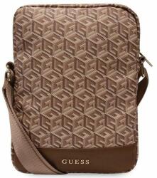 GUESS Bag GUTB10HGCFSEW 10" barna/barna GCube Stripe Tablet Bag