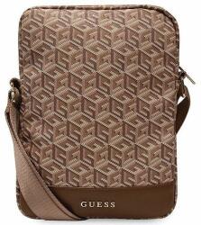 GUESS Bag GUTB10HGCFSEW 10" barna/barna GCube Stripe tablettáska