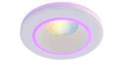 Calex Spot LED Calex Smart Halo 10cm, RGB lumina calda, 6.5W, 340 lm, IP20, clasa G, Alb (5301001100)