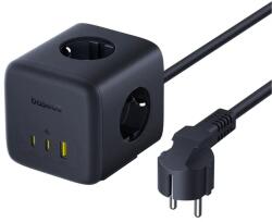 Baseus Incarcator de retea tip prelungitor Baseus EnerFill FA11, 6-in-1 Charging Station, 67W, Negru (E00082100123-00) - dwyn