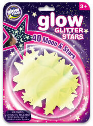 Brainstorm Set reflectorizant cu sclipici - Stelute (EDUC-B8630)