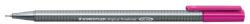 STAEDTLER Tűfilc, 0, 3 mm, STAEDTLER "Triplus 334", sötétmályva (TS33461) - irodasziget