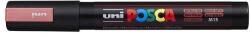 uni Dekormarker, 1, 8-2, 5 mm, UNI "Posca PC-5M", metálpiros (TUPC5MMP)