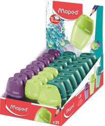 Maped Hegyező display, egylyukú, tartályos, MAPED "Shaker", vegyes színek (IMA534753)