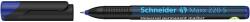Schneider Alkoholos marker, OHP, 0, 4 mm, SCHNEIDER "Maxx 220 S", kék (TSC220K) - irodasziget