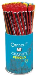 Connect Grafitceruza HB, háromszögletű, Connect 72 db/pohár (105370)